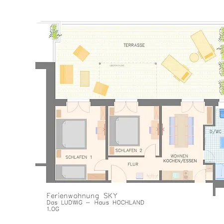 公寓 Ludwig - Haus Hochland 加爾米施-帕滕基興
